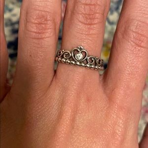 Pandora princess tiara crown ring